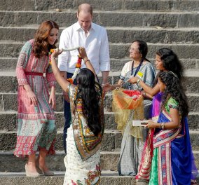 Ινδία επίσημη επίσκεψη της Πριγκίπισσας  Κέιτ, στην πιο glamorous εμφάνισή της ever - φωτό 