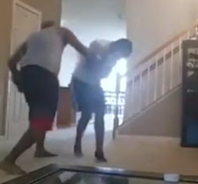 Το βίντεο της οργής: Πατέρας τιμωρεί τον 17χρονο γιο του με μποξ - Του έριχνε δυνατές μπουνιές μέχρι να ματώσει