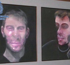 Ισπανία: Η αστυνομία συνέλαβε 7 ύποπτους για την κλοπή 5 πινάκων του Francis Bacon - Η αξία τους ξεπερνά τα 25 εκατ. ευρώ