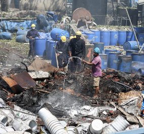 Ισχυρή έκρηξη στην Ινδία σε εργοστάσιο χημικών με 5 νεκρούς & 92 τραυματίες 