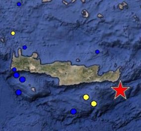 Ισχυρός σεισμός 5,5 Ρίχτερ στην Κρήτη - Προειδοποίηση για τσουνάμι τοπικής εμβέλειας