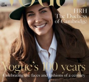 Η Κέιτ Μίντλετον στο εορταστικό εξώφυλο του Vogue για τα 100 του χρόνια! - Στα χνάρια της Νταϊάνα.... 