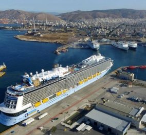  Ovation of the seas: Στον Πειραιά το πολυτελέστερο κρουαζιερόπλοιο στον κόσμο - Θαυμάστε το 