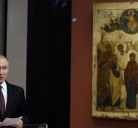 Η επίσκεψη του Βλαντιμίρ Πούτιν & του Αλ. Τσίπρα στο Βυζαντινό-Χριστιανικό Μουσείο (φωτό) 