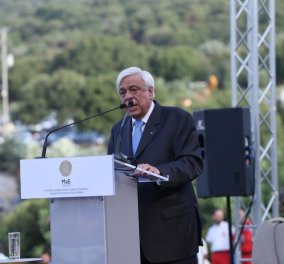 Ο Πρόεδρος της Δημοκρατίας, Προκόπης Παυλόπουλος εγκαινίασε το Μουσείο της Αρχαίας Ελεύθερνας - Φώτο 
