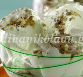 Μάθε να φτιάχνεις πανεύκολο παγωτό χωρίς παγωτομηχανή όπως η Ντίνα Νικολάου