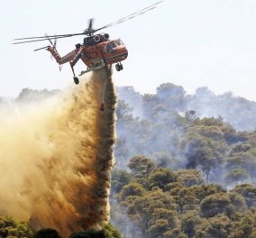 Μαίνεται για 4η μέρα η πυρκαγιά στα Δερβενοχώρια - Άνιση μάχη με τις αναζωπυρώσεις 