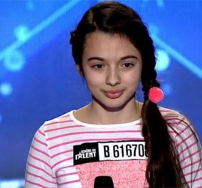 H  13χρονη "σοπράνο" μάγεψε το κοινό και την επιτροπή του "America's Got Talent" με την μοναδική φωνή της (βίντεο)