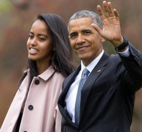Με μαύρα γυαλιά στην αποφοίτηση της κόρης του ο Μπ. Ομπάμα: "Ήθελα να κρύψω τα δάκρυά μου" 