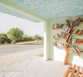 Good news: Αυτές οι στάσεις λεωφορείων γίνονται υπέροχες βιβλιοθήκες -  Μπράβο στο Φίλυρο 