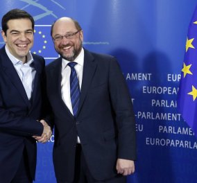 Tο τετ α τετ Τσίπρα - Σουλτς στην Σύνοδο Κορυφής για το Βrexit: «Το μέλλον της Ευρώπης συνδέεται με την ενίσχυση της δημοκρατίας»