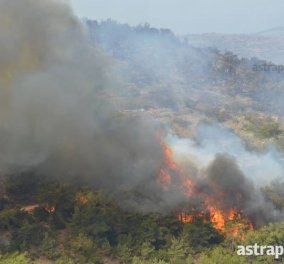 Σε κατάσταση έκτακτης ανάγκης η Χίος - Εικόνες & βίντεο από την καταστροφική πυρκαγιά  