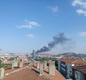 Βίντεο: «Συναγερμός» στην Άγκυρα από πυρκαγιά σε κτίριο με διαμερίσματα  