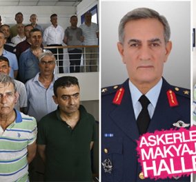 Φωτό - βίντεο: Αυτοί είναι οι στρατηγοί του πραξικοπήματος στην Τουρκία