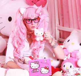 Η ιστορία της Amy: Είναι εθισμένη στη Hello Kitty - Δείτε την ιδιαίτερη συλλογή της που κόστισε πολλά λεφτά  