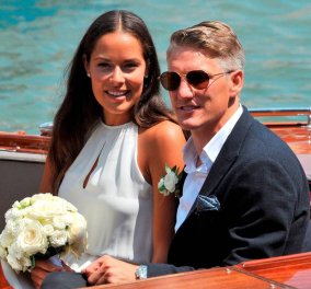 Ο πιο αθλητικός γάμος του καλοκαιριού στη Βενετία: Η Σέρβα καλλονή τενίστρια Ιβάνοβιτς & ο Γερμανός Σβαϊνστάιγκερ - Φώτο 