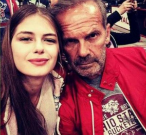 Πέτρος Κωστόπουλος: Με την πανέμορφη κόρη του, Αμαλία, στη Μύκονο   