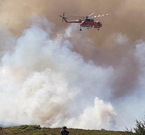 Νέα πύρινα μέτωπα σε Αττική, Μεσολόγγι, Καβάλα, Ροδόπη και Λιβαδειά - Σε ύφεση οι χθεσινές πυρκαγιές