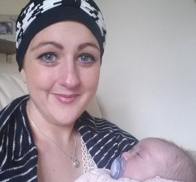 Η ιστορία της 28χρονης Kirsty: Γέννησε 9 εβδομάδες νωρίτερα γιατί είχε καρκίνο 