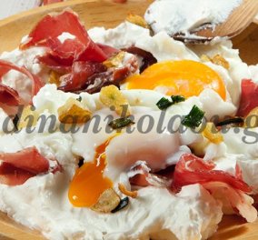 Ένα ιδιαίτερο πιάτο από την Ντίνα Νικολάου: Τσιρμπιρί με αυγά και παστουρμά καμήλας 