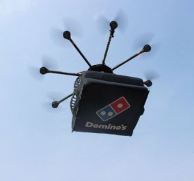 Κι όμως αληθινό: Η Domino's θα μοιράζει πίτσες με drone στη Νέα Ζηλανδία - Το επιβεβαίωσε ο αρμόδιος Υπουργός
