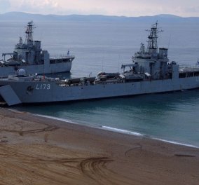 Σε Τήνο και Πάρο τα πλοία του Πολεμικού Ναυτικού για τον εορτασμό της Κοιμήσεως της Θεοτόκου  