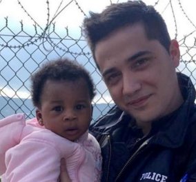 Good news: Ο Έλληνας αστυνομικός που θέλησε να υιοθετήσει προσφυγόπουλο στη Σάμο 