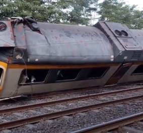 Οι πρώτες συγκλονιστικές εικόνες από την σιδηροδρομική τραγωδία στην Ισπανία με δύο νεκρούς   