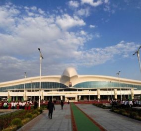 Το νέο 2,3 δις αεροδρόμιο σαν τεράστιο πουλί του Τουρκμενιστάν - Δείτε φωτό - Δεν το επισκέπτεται όμως κανείς....