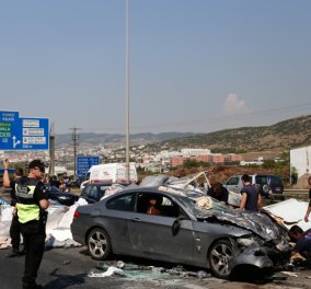 Τραγωδία στη Θεσσαλονίκη: 1 νεκρός και 5 τραυματίες από την εκτροπή νταλίκας στην Περιφερειακή 