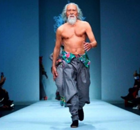 Αυτός ο 80χρονος Κινέζος έγινε το πιο περιζήτητο μοντέλο στην Κίνα! Τον αποκαλούν "καυτό παππού"!