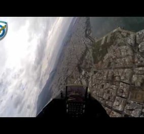 Εκπληκτικό βίντεο: Μέσα από το πιλοτήριο του F16 του επισμηναγού Σωτήρη Στράλη - Τα ακροβατικά της ομάδας "Ζευς" στην παρέλαση της Θεσσαλονίκης