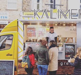 Kalimera Λονδίνο: Έφυγε από την τράπεζα & τώρα Made In Greece φαγάκι σε φορτηγάκι στην καρδιά της Βρετανίας