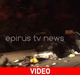 Τραγωδία στην άσφαλτο: 3 νεκροί στην Εθνική Οδό Ιωαννίνων - 'Αρτας