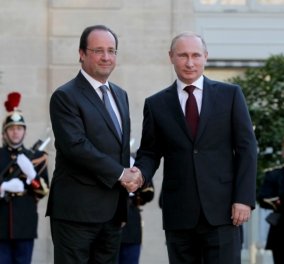 Ο Πούτιν ''ακυρώνει'' τον Ολάντ: Αναβάλλει ''επ' αόριστον'' την επίσκεψη στο Παρίσι