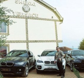 O 30χρονος Shenki Maslan είναι από την Αλβανία, ζει στα Σκόπια & θαυμάζει υπερβολικά τον Versace - Δείτε φωτό από το... πολυτελές σπίτι του