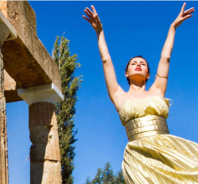 Παρουσιάστρια σε ρόλο Ελληνίδας Θεάς -  Η  Μαριαλένα Ανδρέου όπως δεν την έχουμε ξαναδεί