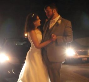 Βίντεο: Ο πιο πρωτότυπος γαμήλιος χορός: Οι νεόνυμφοι σε κυκλοφοριακό κομφούζιο