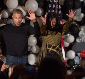 Thriller & Michael Jackson χόρεψαν Obama & Michelle αφήνοντας σιγά σιγά τον Λευκό Οίκο 