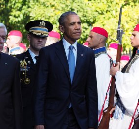 Ομπάμα με Παυλόπουλο: Στο τελευταίο μου ταξίδι έκρινα ότι πρέπει να επισκεφθώ την χώρα που γέννησε την Δημοκρατία