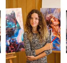 Top Woman η Δήμητρα Μιλάν:  Η 17χρονη Ελληνίδα που έχει καταπλήξει τους πάντες με το ταλέντο της στη ζωγραφική