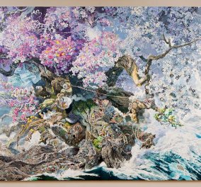 Ένας εκπληκτικός Ιάπωνας: Δούλευε 3,5 χρόνια τον γιγάντιο πίνακα του για έναν ιερό σκοπό