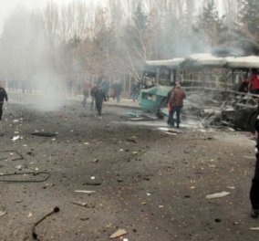 Τουρκία: Έκρηξη σε λεωφορείο έξω από το πανεπιστήμιο Erciyes στην Καισάρεια -  13 νεκροί, δεκάδες τραυματίες (φωτό)
