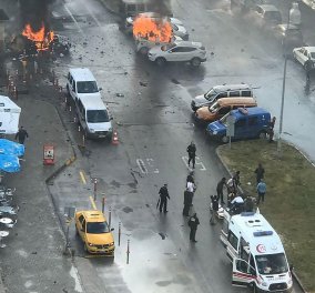 Βίντεο: Η στιγμή της μεγάλης έκρηξης σε δικαστήριο της Σμύρνης με δύο νεκρούς 