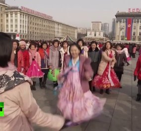 Στη Βόρεια Κορέα ακόμα και η πρωτοχρονιά είναι διαφορετική - Δείτε πώς γιόρτασαν την πρώτη ημέρα του Σεληνιακού Έτους