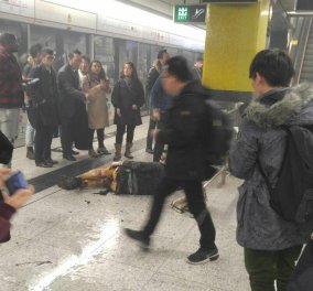 Εικόνες που σοκάρουν στο Χόνγκ Κόνγκ: Πυρομανής έβαλε φωτιά σε τρένο - 18 τραυματίες έτρεχαν τρελαμένοι 