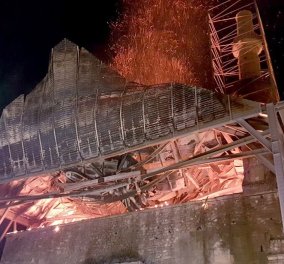 Βίντεο: Μεγάλες καταστροφές από φωτιά στο θαυμάσιο τέμενος Βαγιαζήτ, στο Διδυμότειχο 