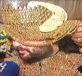 Πακιστανός γαμπρός πήγε καβάλα σε λιοντάρι, έκανε γάμο από χρυσάφι & τον τσάκωσε η εφορία - Φωτό, Βίντεο