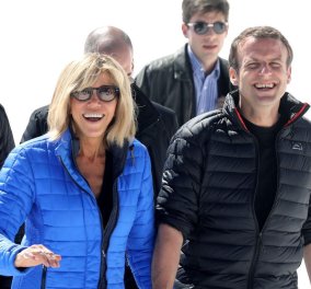 Brigitte Macron: Πως πήγε σήμερα ντυμένη να ψηφίσει η μεγαλοκοπέλα σύζυγος του φαβορί για την Προεδρία της Γαλλίας (Φωτό)