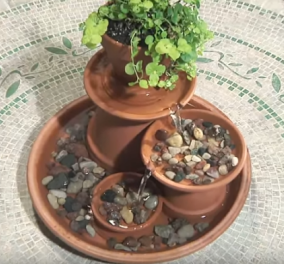 DIY βίντεο: Πως να φτιάξετε το δικό σας σιντριβάνι για να ομορφύνετε το μπαλκόνι ή τον κήπο σας